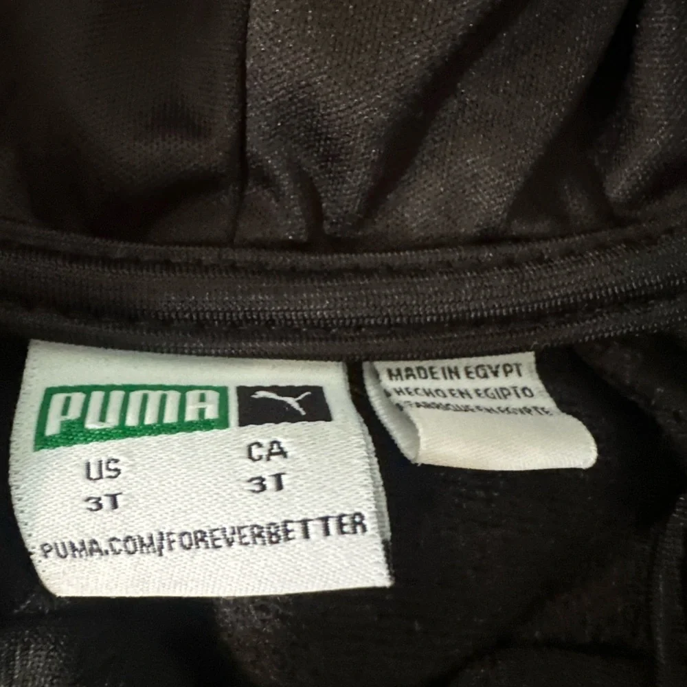 Puma 3T Toddler Girl Black Pink Silky Track Hooded Zip Jacket
Euc - Picture 7 of 8